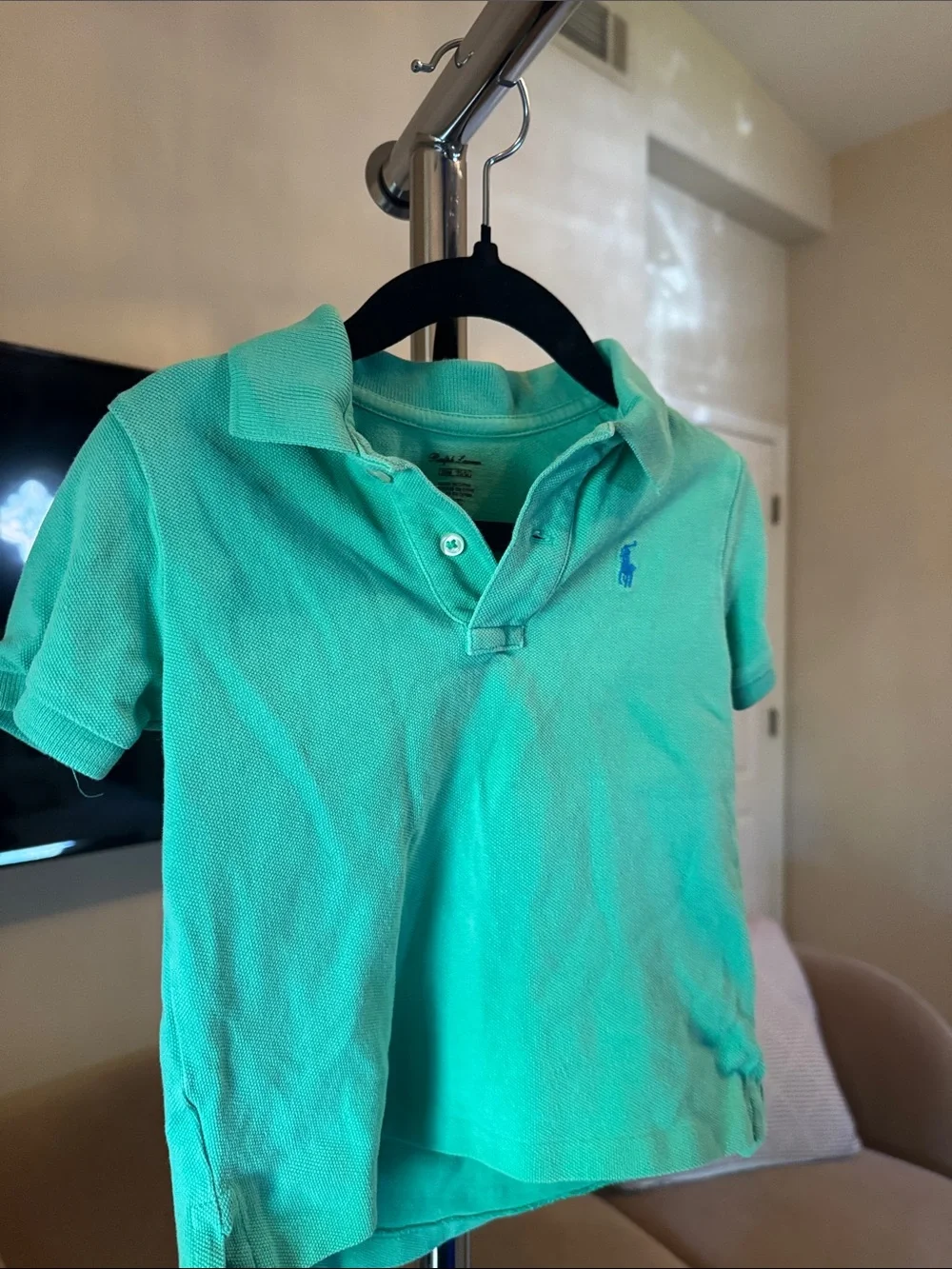 Ralph Lauren Toddler Polo Shirt- Turquoise